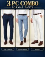 Premium quality formal pant 3 pic combo set