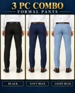 Premium quality formal pant 3 pic combo set - Image 2