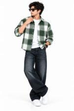 Premium quality super baggy jeans & boxy shirt combo - Image 2