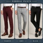 Premium quality formal pant 3 pic combo set