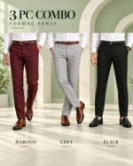 Premium quality formal pant 3 pic combo set - Image 2
