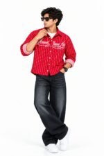 Premium quality supar baggy jeans boxy shirt combo - Image 3